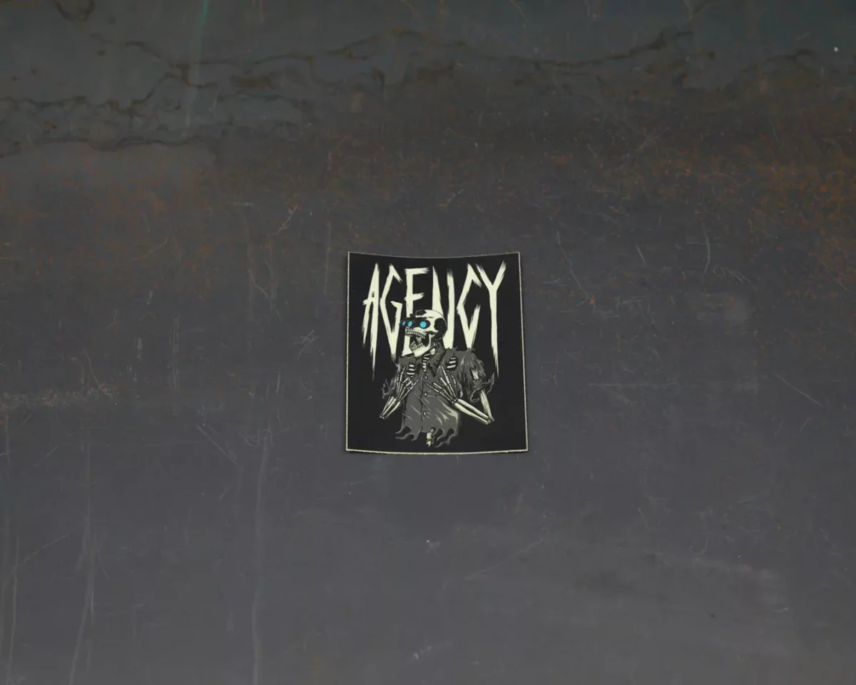 AGENCY ROCK OUT GITD STICKER