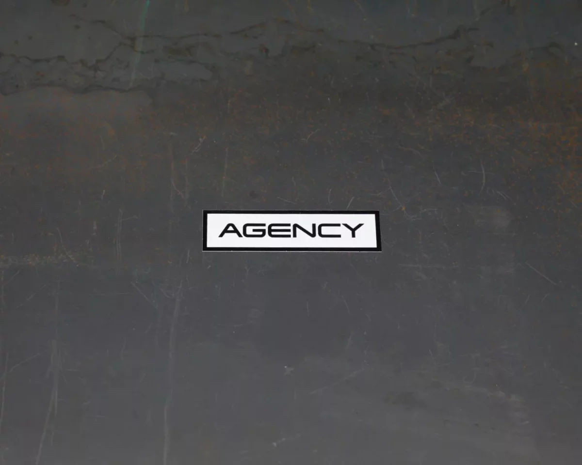 AGENCY RECTANGLE STICKER