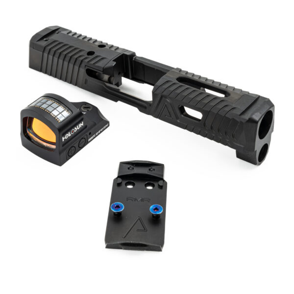 P320C URBAN COMBAT SLIDE WITH AGENCY AOS PLATE & HOLOSUN 507C X2