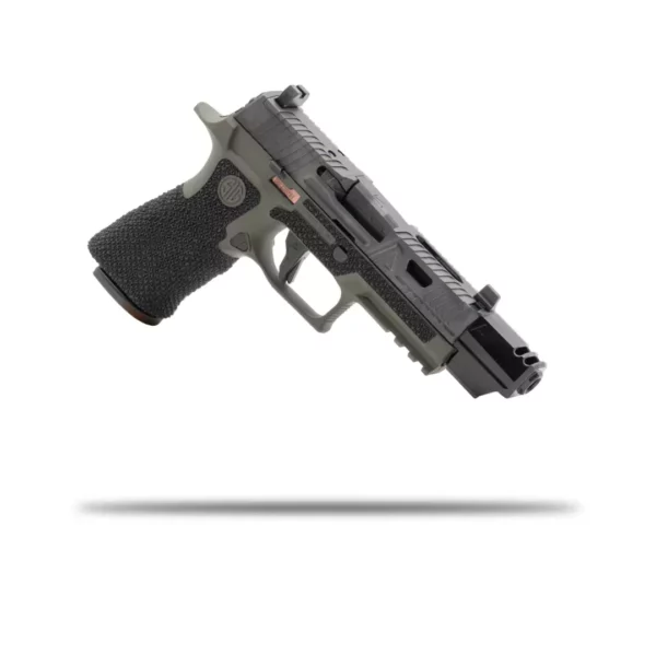 A14137 - P320 Urban DLC, ODG Cerakote, ML TH DLC + DPComp, 2 tone AA stip