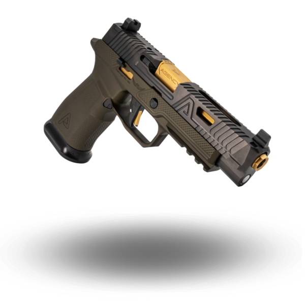A12995 P320 Urban DLC, OD Green Icarus, Premier Barrel TiN
