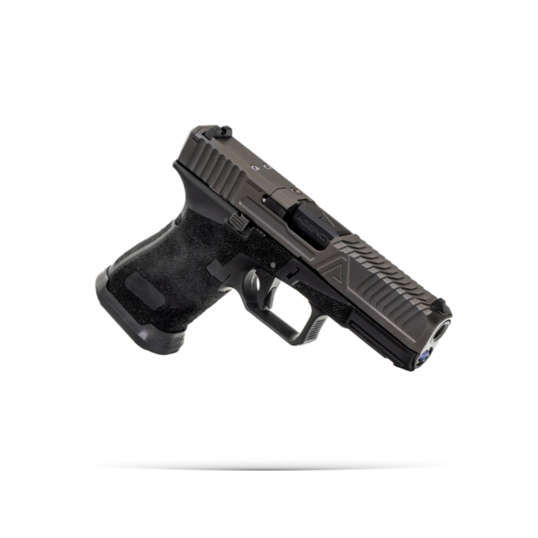 A14067 Glock 19 Gen5 Gavel Slide DLC, STD Stipple, ML DLC