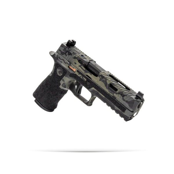 A14136 - P320 Urban Black Multicam Cerakote, ML DLC, Standard Stipple