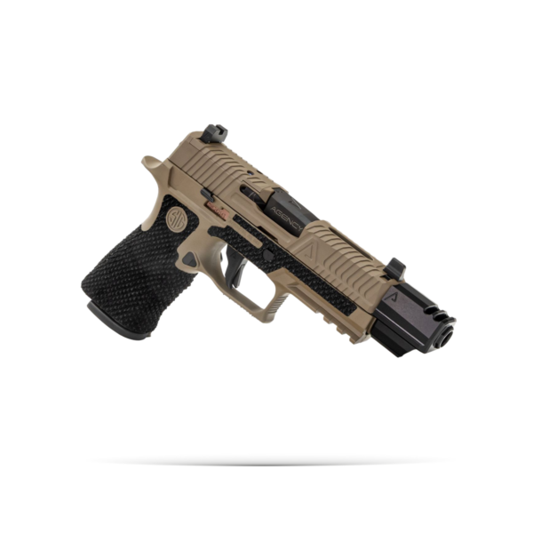 A14150 - P320 Hybrid FDE Cerakote, ML DLC TH, Aggressive Stipple