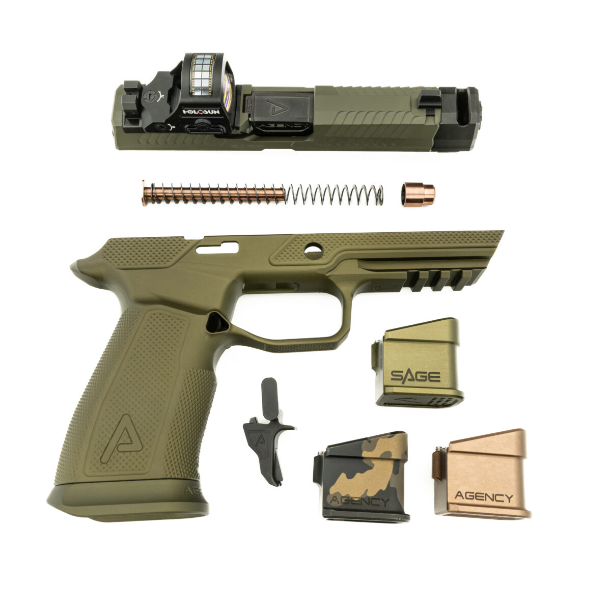 SAGE P320 BUILDERS KIT W/ AOS PLATE AND HOLOSUN 507C X2 OPTIC - Image 2