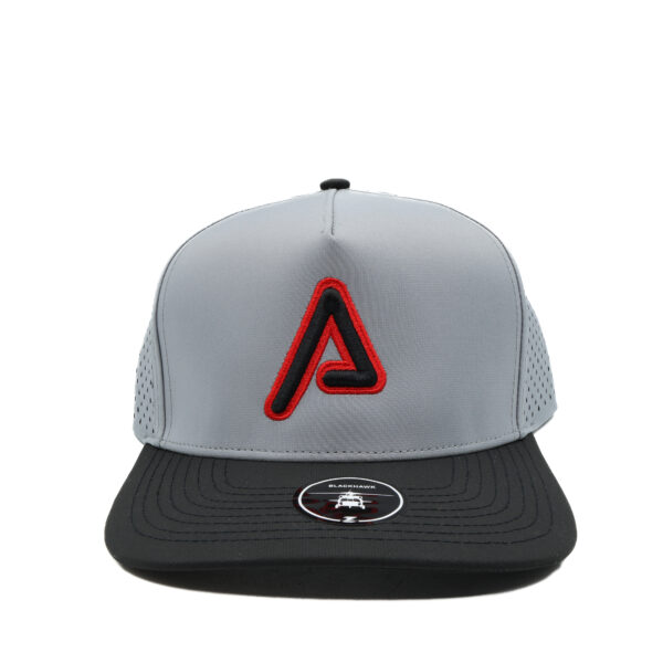 Agency Arms (A logo) Hats - Light Gray W/ Black Bill